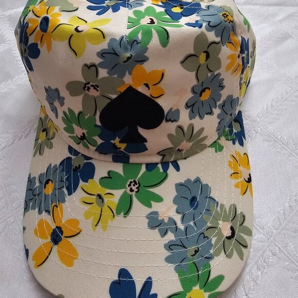 kate spade Accessories - Kate Spade french cream floral Hat! NWT!